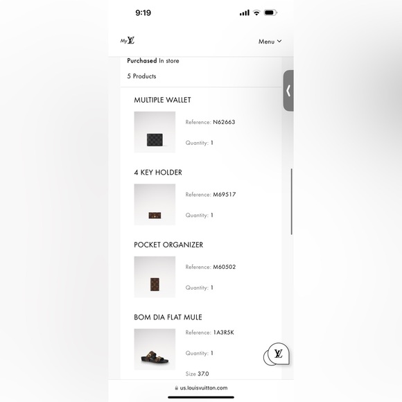 Louis Vuitton Bom Dia Mule bnib 37 - Picture 8 of 9